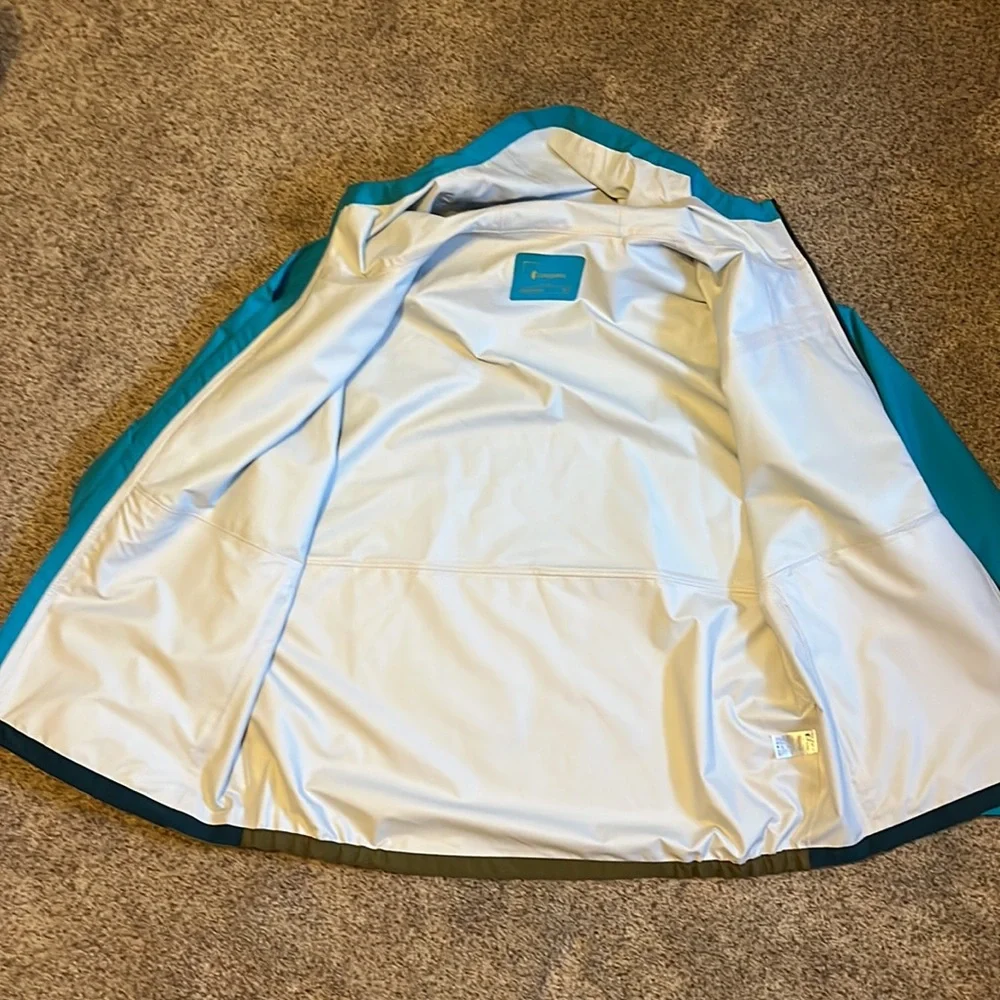 Cotopaxi Cielo Rain Jacket “Mineral Blue” Mens XL NWT - Picture 7 of 11